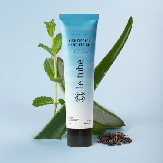 Le TUBE Electro White ekologiška dantų pasta be fluoro 75 ml