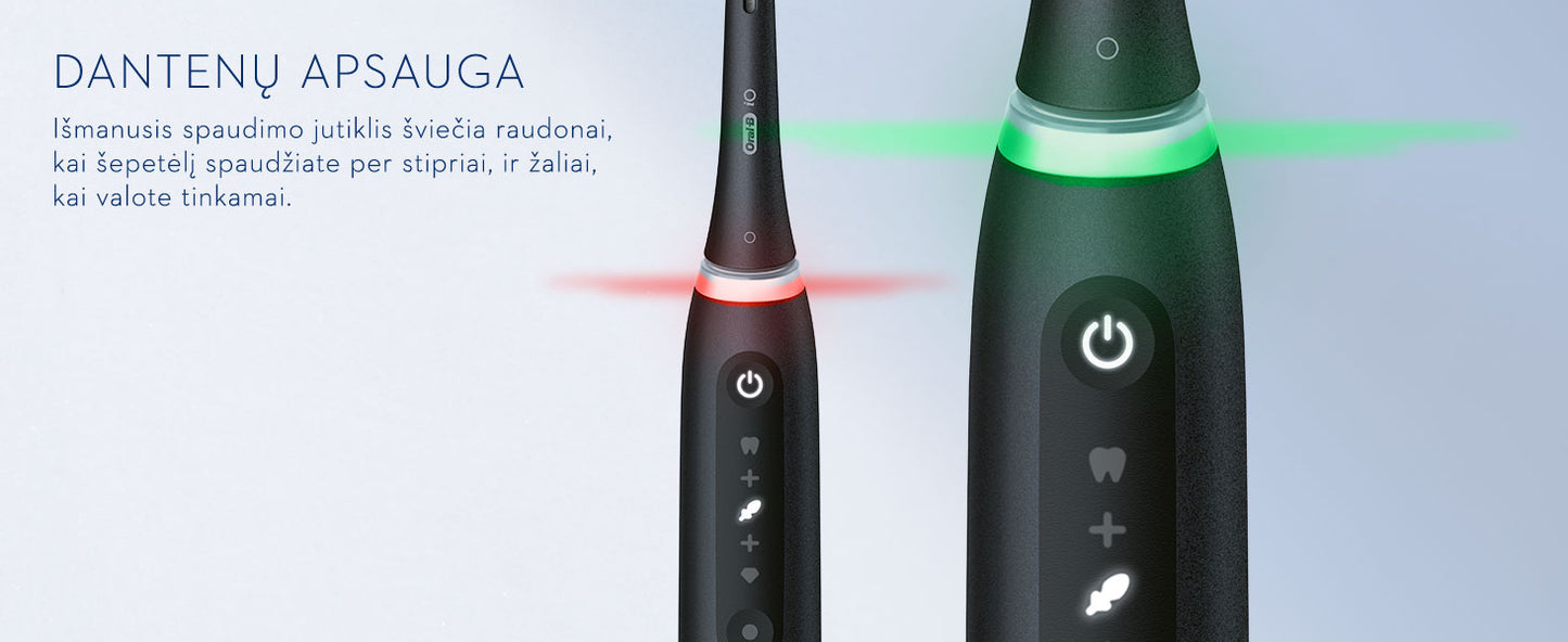 Oral-B iO5 Elektrinis Dantų Šepetėlis Matt Black