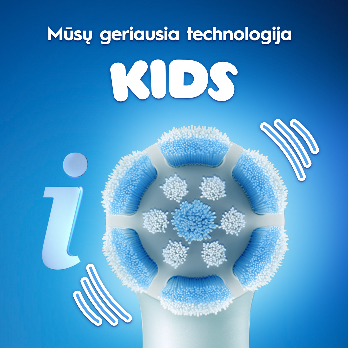 Oral-B iO Kids Disney Stitch Elektrinis Dantų Šepetėlis +TC