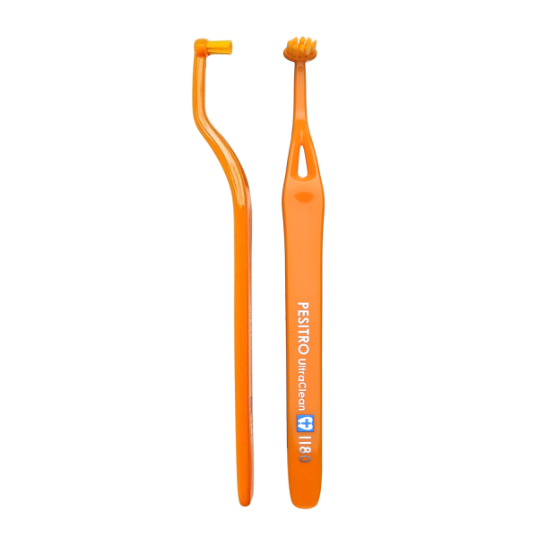 Vieno danties šepetėlis 1180 InterSpace UltraSoft Implant/Ortho, PESITRO UltraClean, 1 vnt