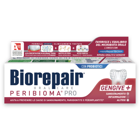 Dantų pasta BIOREPAIR® PERIBIOMA PRO su probiotikais 75 ml
