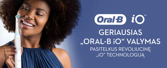 Oral-B iO5 Elektrinis Dantų Šepetėlis Matt Black