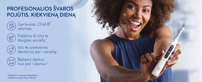 Oral-B iO5 Elektrinis Dantų Šepetėlis Quite White