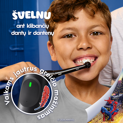 Oral-B iO Kids Disney Spiderman Elektrinis Dantų Šepetėlis +TC