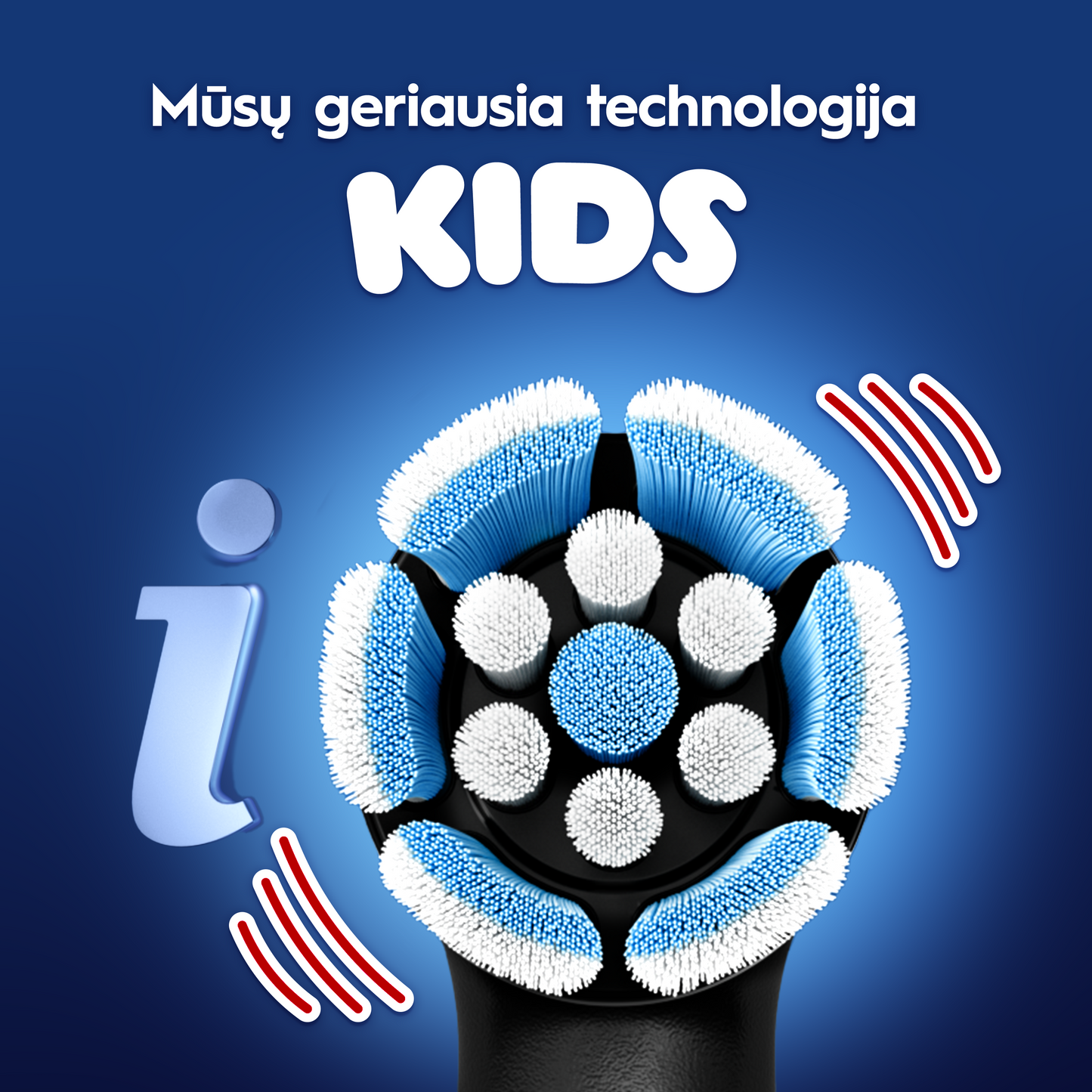 Oral-B iO Kids Disney Spiderman Elektrinis Dantų Šepetėlis +TC