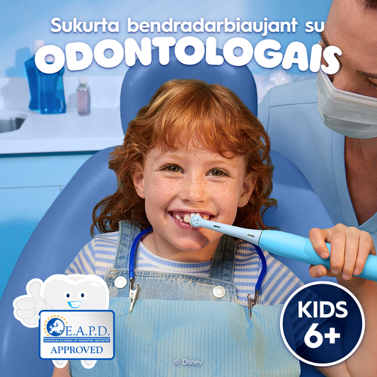 Oral-B iO Kids Disney Stitch Elektrinis Dantų Šepetėlis +TC