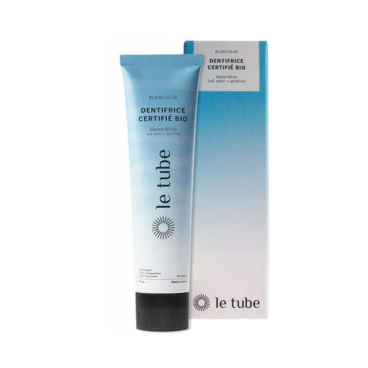 Le TUBE Electro White ekologiška dantų pasta be fluoro 75 ml