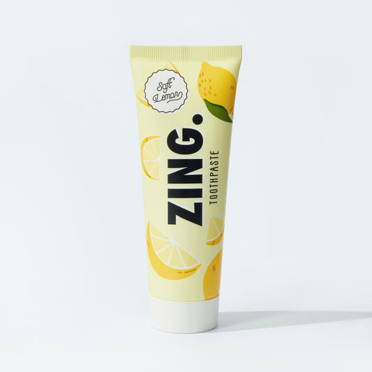 ZING Hap+ balinanti dantų pasta švelnios citrinos skonio