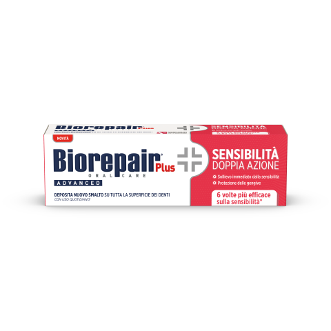 Dantų pasta BIOREPAIR® PLUS ADVANCED SENSITIVITY DOUBLE ACTION 75 ml.