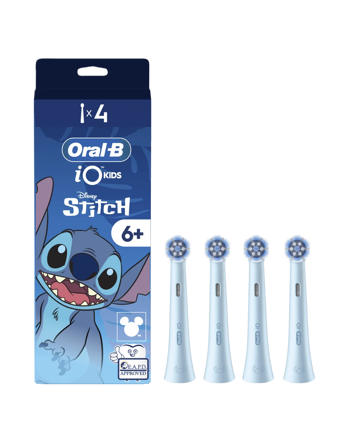 Oral-B iO Kids Disney keičiamos dantų šepetėlio galvutės 4 vnt.