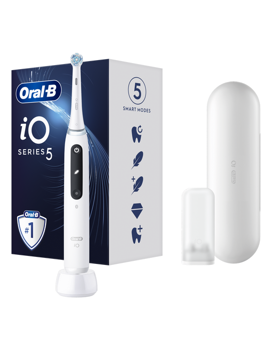 Oral-B iO5 Elektrinis Dantų Šepetėlis Quite White