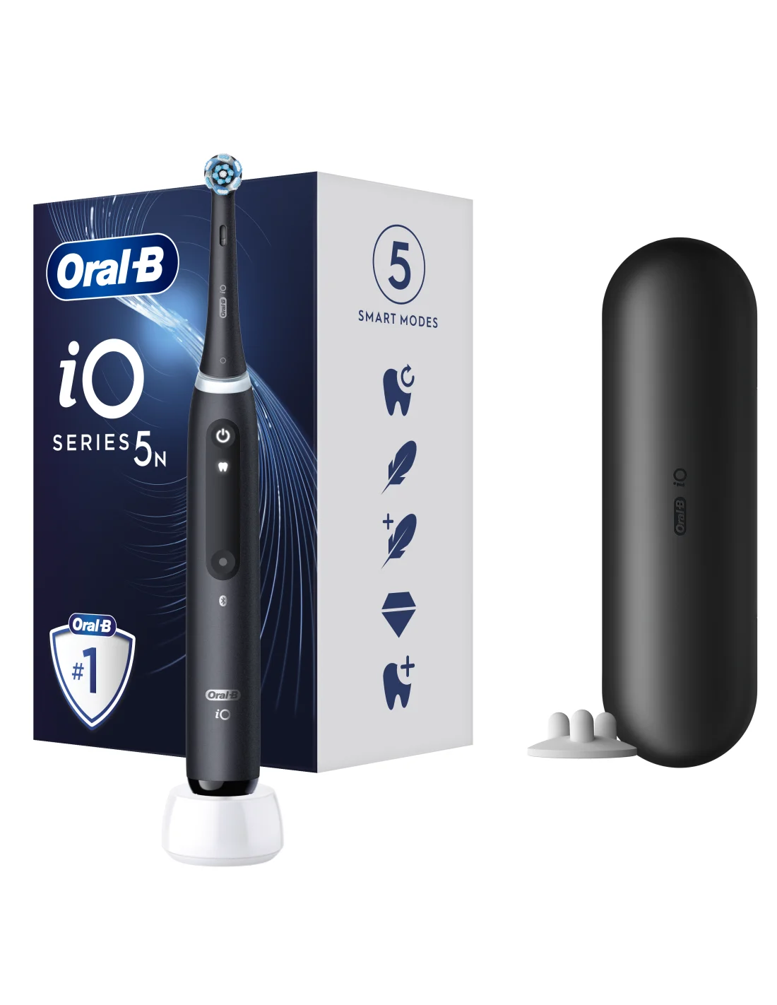 Oral-B iO5 Elektrinis Dantų Šepetėlis Matt Black