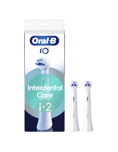 Elektrinio dantų šepetėlio galvutės ORAL-B iO Interdental Clean, White, 2 vnt.