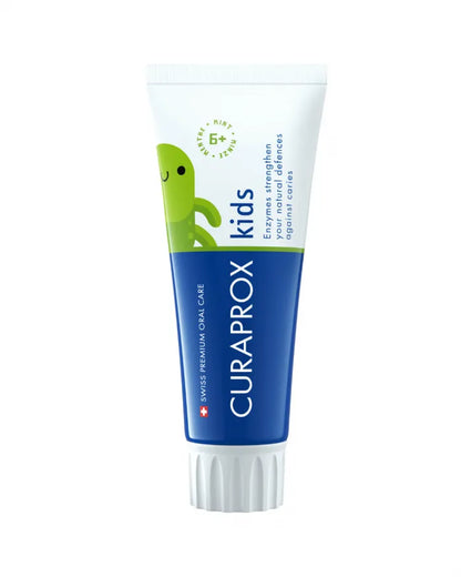 Vaikiška dantų pasta CURAPROX kids mėtų sk. su fluoru, 60 ml