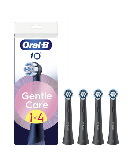 Oral-B GentleCare Black Dantų Šepetėlio Galvutės, 4 Vnt.