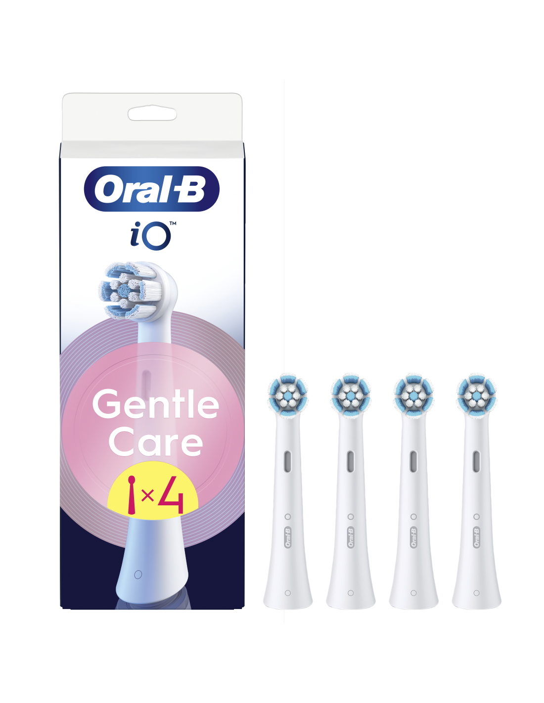 Oral-B GentleCare White Dantų Šepetėlio Galvutės, 4 Vnt.